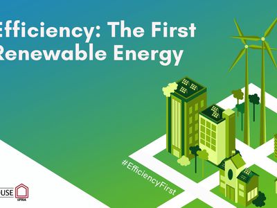 Efficiency the first renewable energy