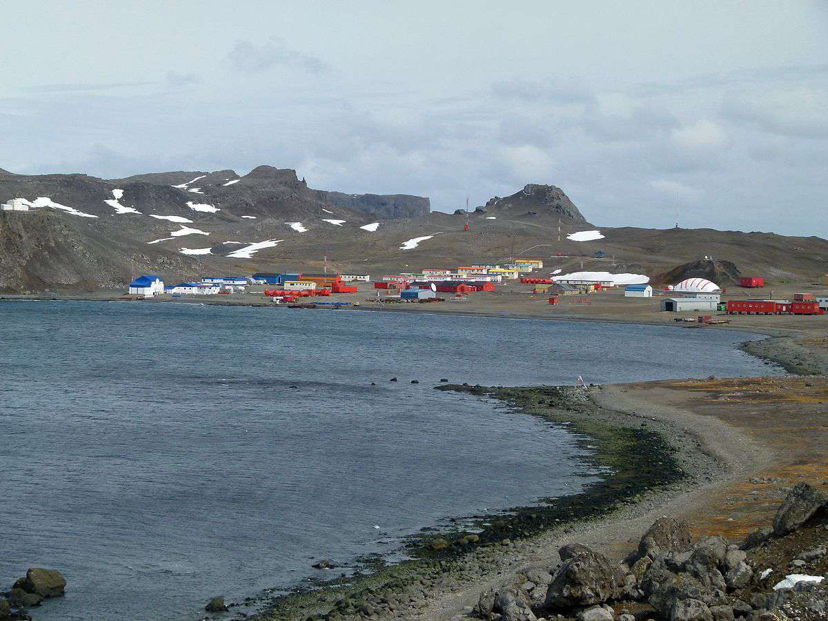 Chilean settlement of Villa Las Estrellas on King George Island
