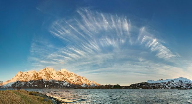 A cirrus fibratus over Norway