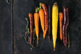 Baked Colorful Carrots