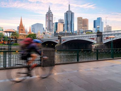 Biking in Melbourne