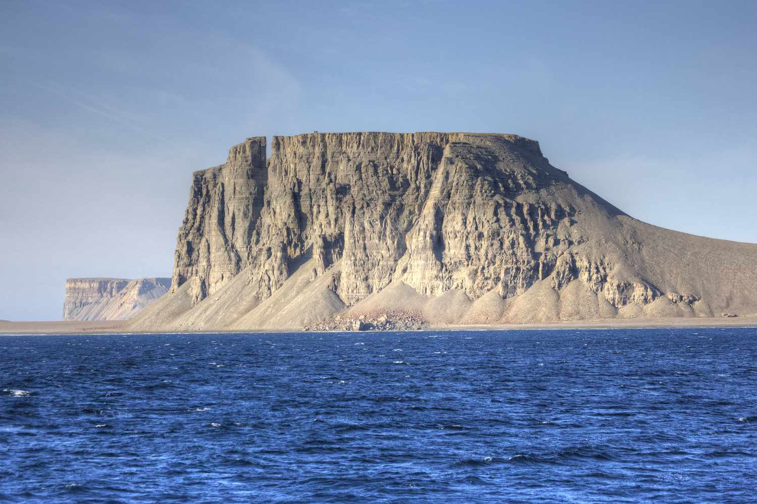 View of Devon Island from the water