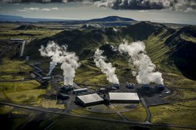 Climeworks Direct-Air Carbon Capture Plant in Iceland.