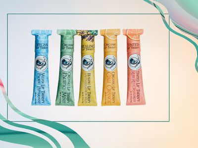 lip therapy balms lined up in a row