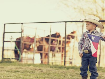 little boy cowboy