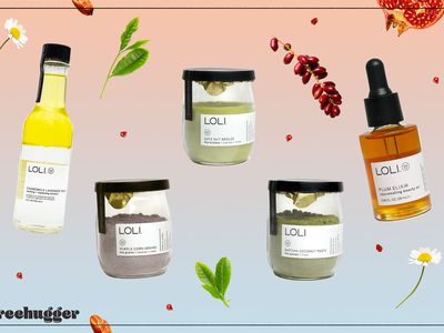 five LOLI organic cruelty free beauty products include face oil and toner