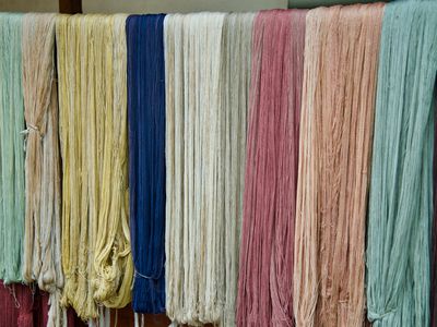 naturally dyed cotton thread