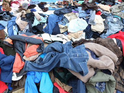 used clothing market in Amsterdam